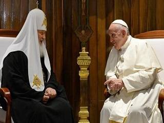 В РПЦ рассказали о возможной встрече Патриарха Кирилла и Папы Римского